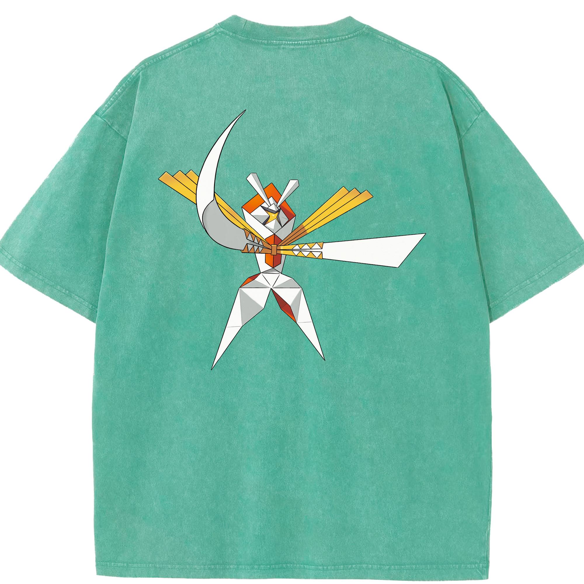 （画像用） ポケットモンスター Pokémon 綿100% ヴィンテージ風 半袖Tシャツ（背面プリント）
